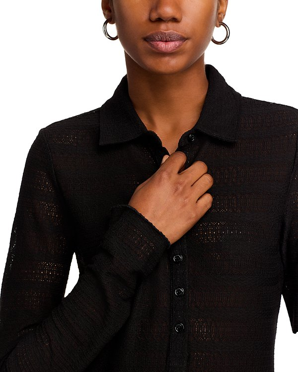 Rag & Bone Julia Polo Shirt MSRP $228