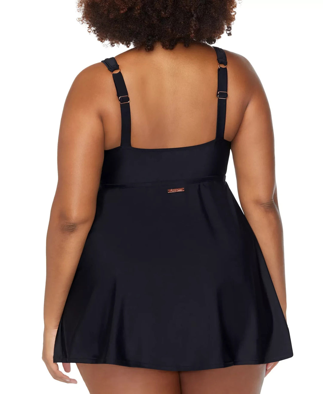 Raisins Curve Trendy Plus Size Straya Underwire Swimdress MSRP $98