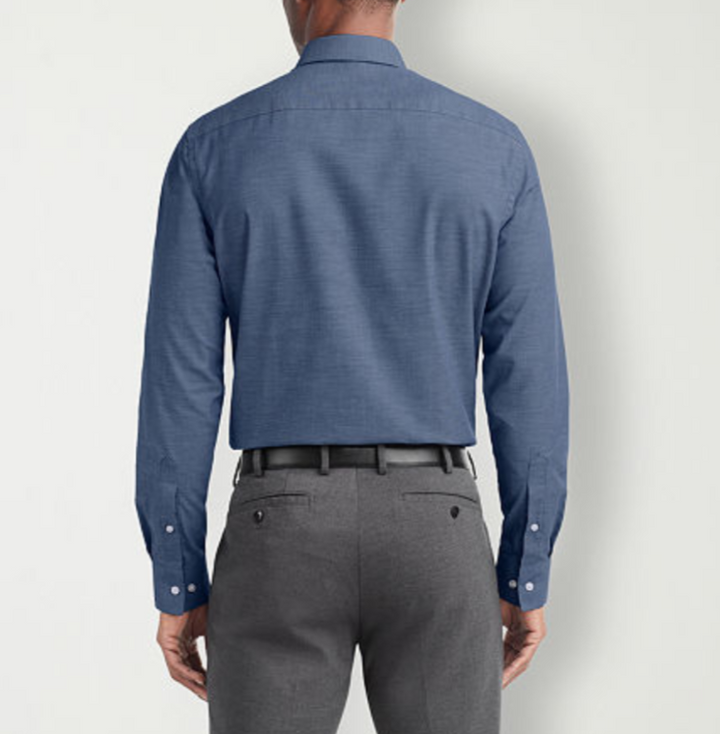 Van Heusen Stain Shield Regular Fit Dress Shirt MSRP $60