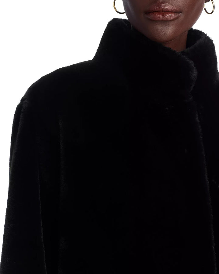 Velvet by Graham & Spencer Faux Fur Snap Front Jacket MSRP $299