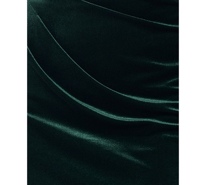Betsy & Adam Women's Velvet One-Shoulder Dress MSRP $249