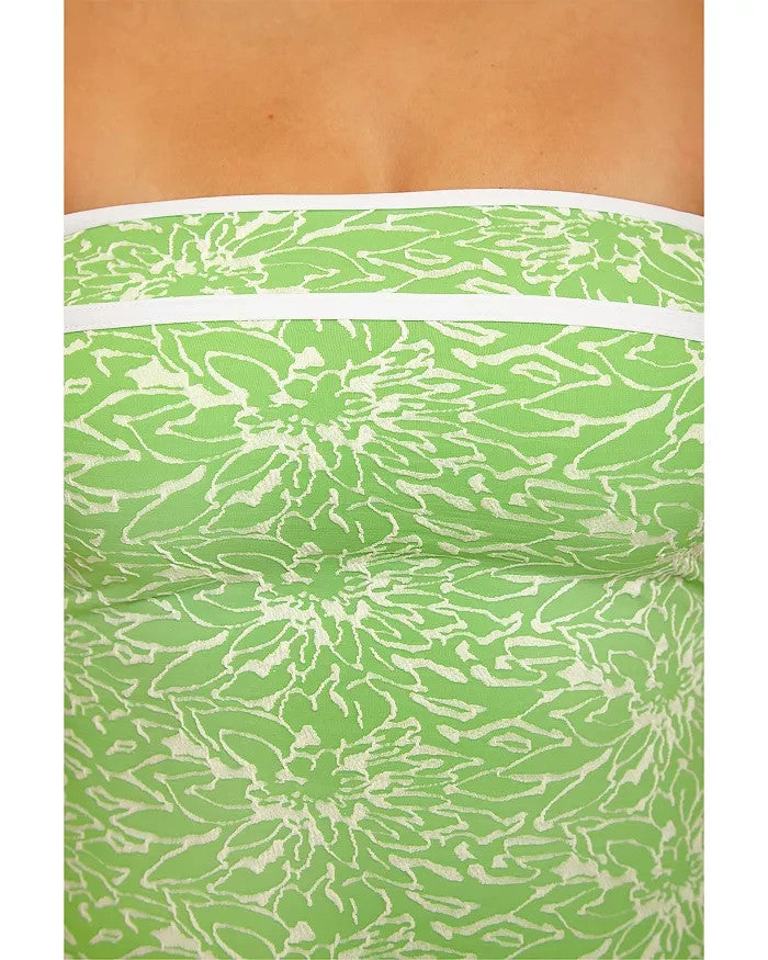 BECCA® by Rebecca Virtue Water Lily One Piece Swimsuit MSRP $148