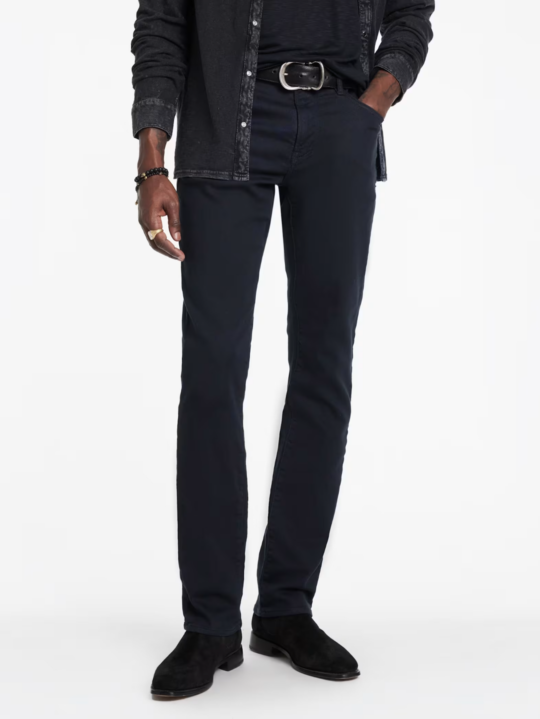 John Varvatos J701 Black Weft Jeans MSRP $248