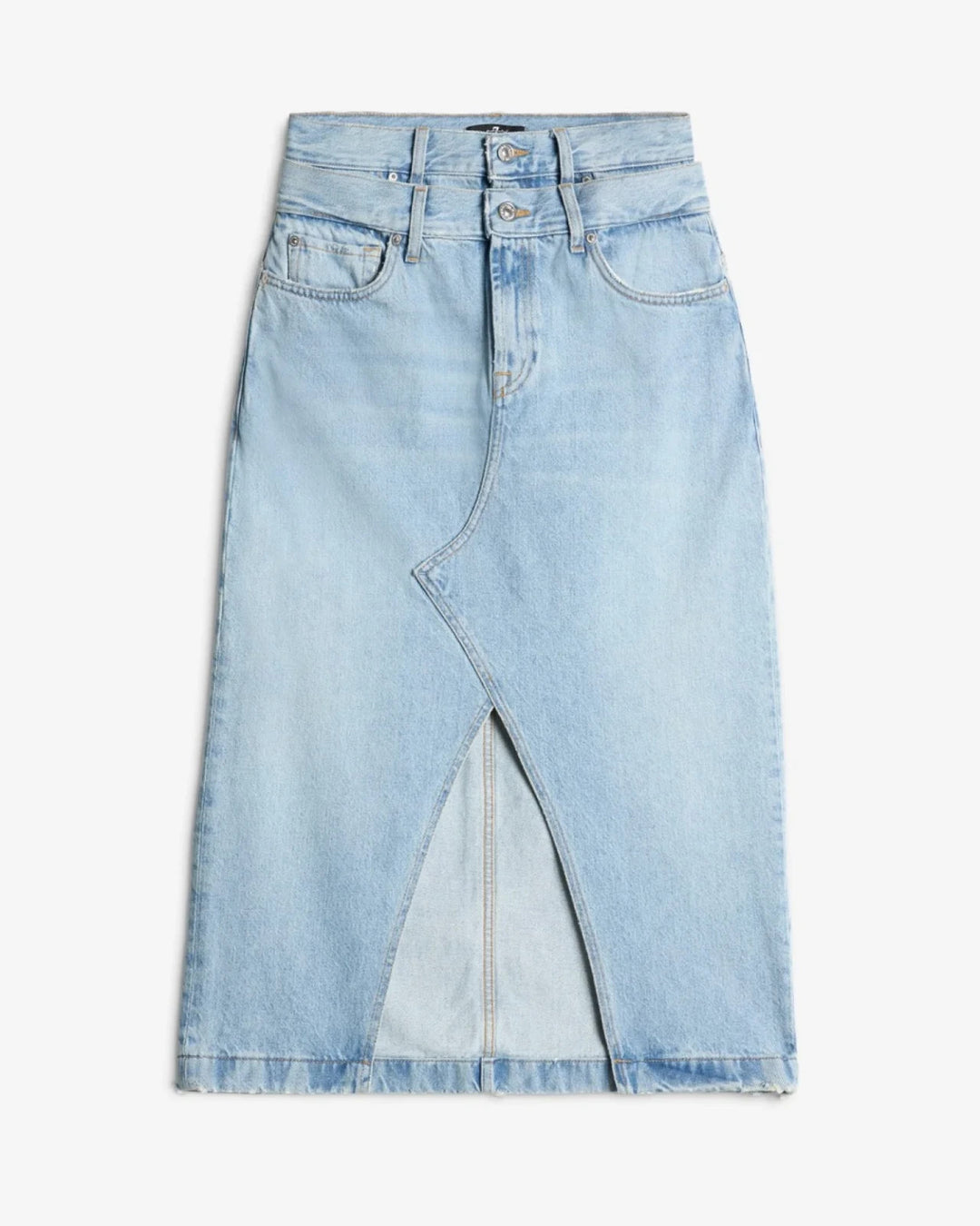 7 for All Mankind Double Waisted Skirt MSRP $228