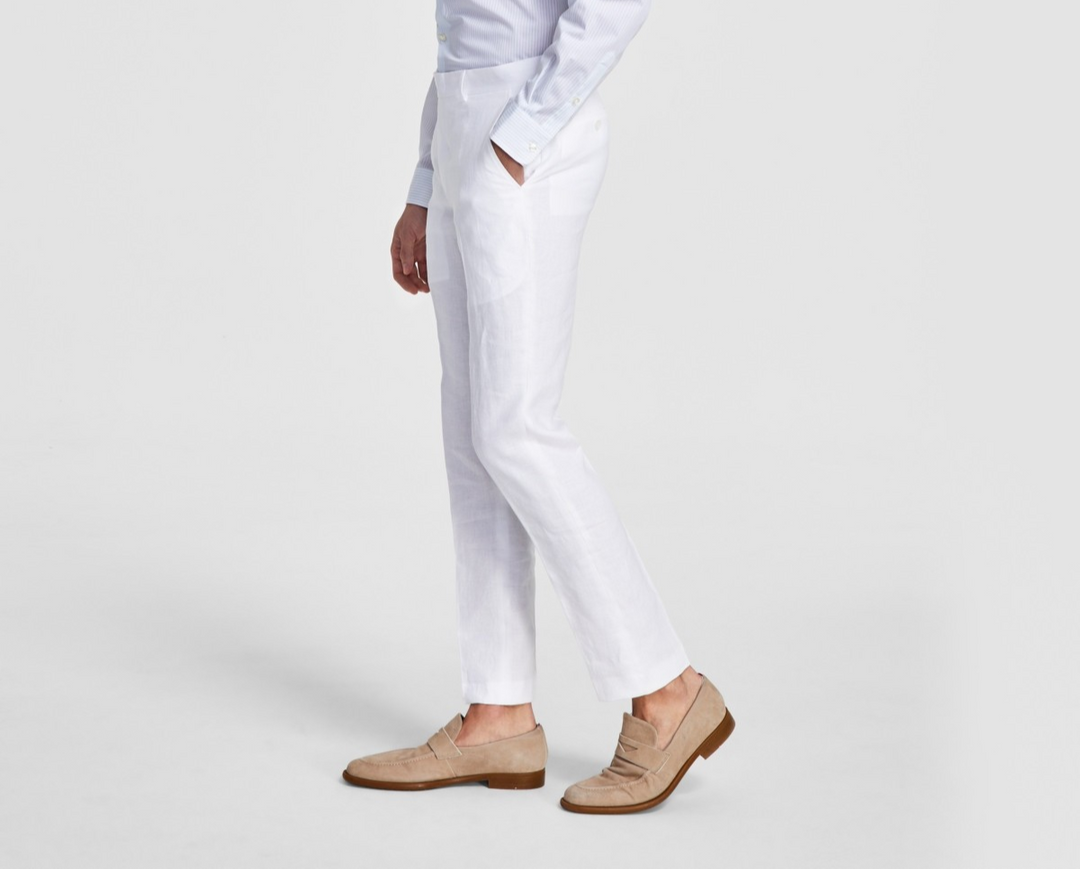 Bar III Slim-Fit Linen Suit Pants MSRP $135