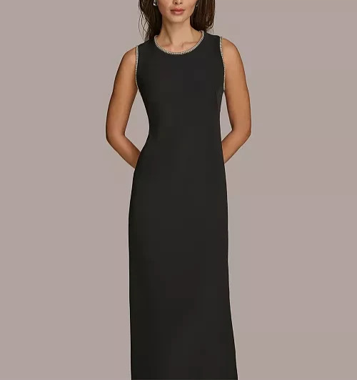 Donna Karan New York Rhinestone Trimmed Gown MSRP $239