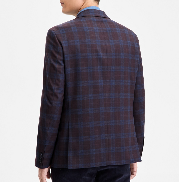Tommy Hilfiger Men's Modern-Fit Check Sport Coat MSRP $295
