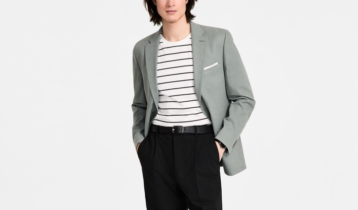 Tommy Hilfiger Men's Modern-Fit Linen Sport Coat size 36S MSRP $295