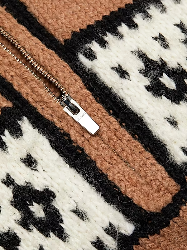 A.L.C. Carter Fair Isle Quarter-Zip Sweater MSRP $219