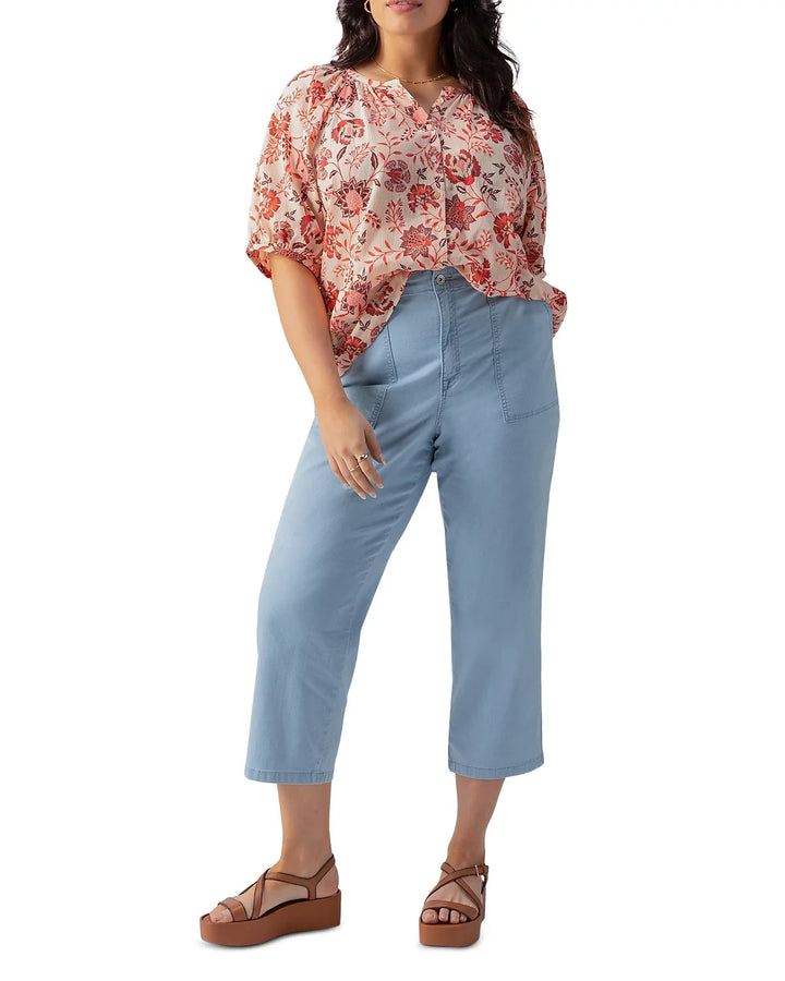 Sanctuary Bubble Sleeve Blouse MSRP $89