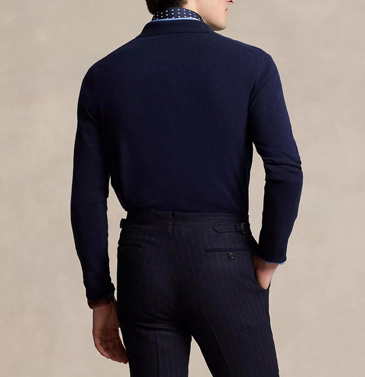 Polo By Ralph Lauren Wool Regular Fit Polo Sweater MSRP $228