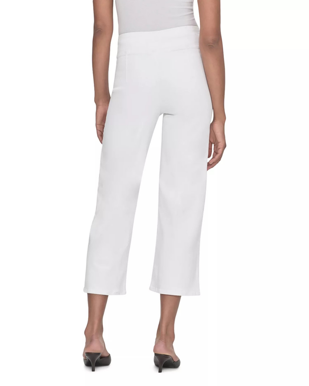 FRAME Jet Set Wide Leg Denim Crop Pants MSRP $198