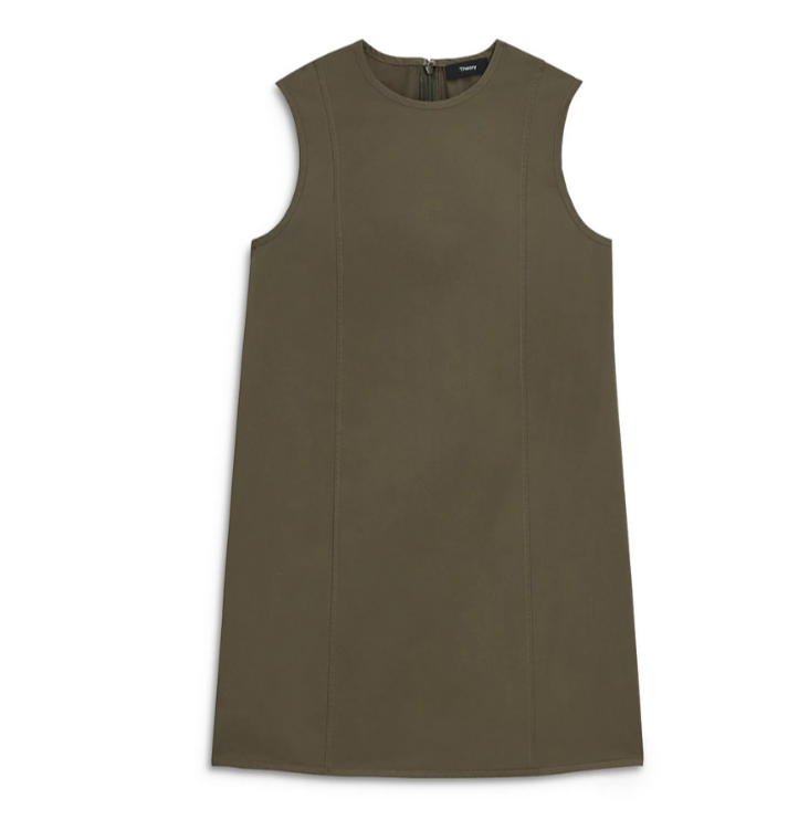Theory Round Neck Shift Dress MSRP $345