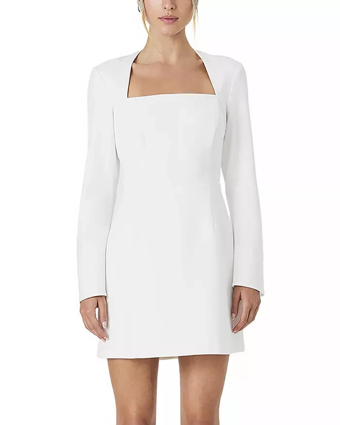 French Connection Whisper Long Sleeve Dress MSRP $148 Size 4