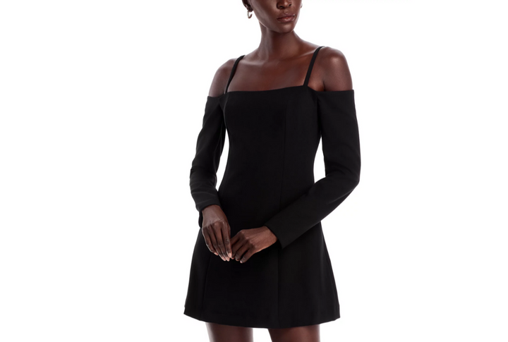 FRENCH CONNECTION Whisper Off-the-Shoulder Dress MSRP $148