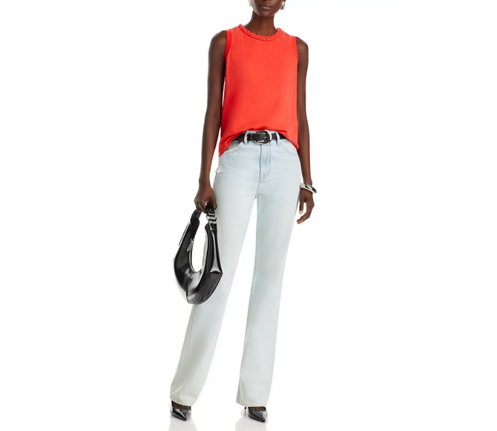 Cinq à Sept Braided Trim Tank Top MSRP $145