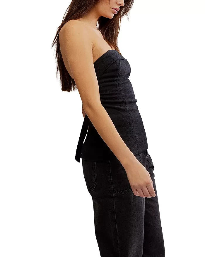 Free People Lora Strappy Back Tube Top MSRP $98