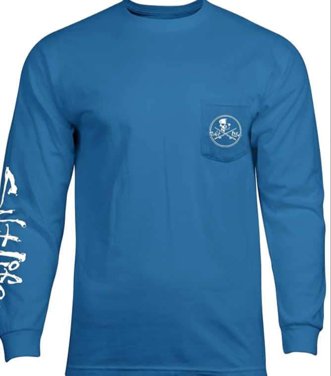 Salt Life Skull & Poles Long-Sleeve T-Shirt 
