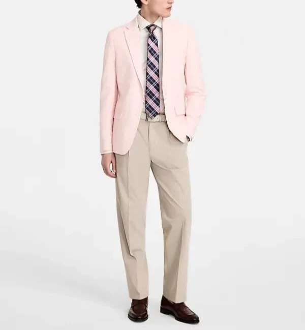 Tommy Hilfiger Men's Modern-Fit Linen Sport Coat MSRP $295