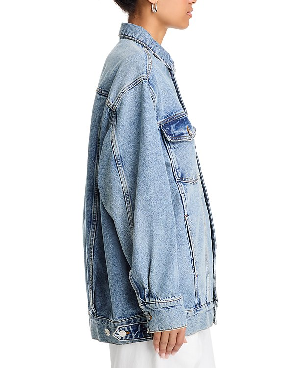 FRAME Extended Denim Jacket MSRP $378