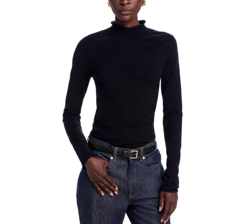 FRENCH CONNECTION Cosysoft Mock Neck Sweater MSRP $98