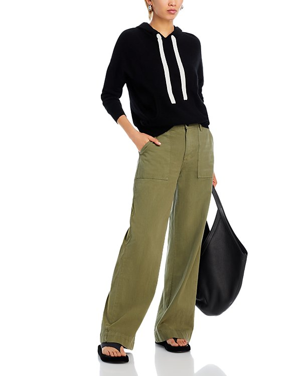 AQUA Cashmere Skull Back Cashmere Hoodie MSRP $198