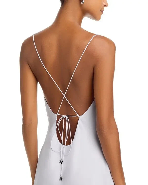 ROTATE Chiffon Slip Dress MSRP $310