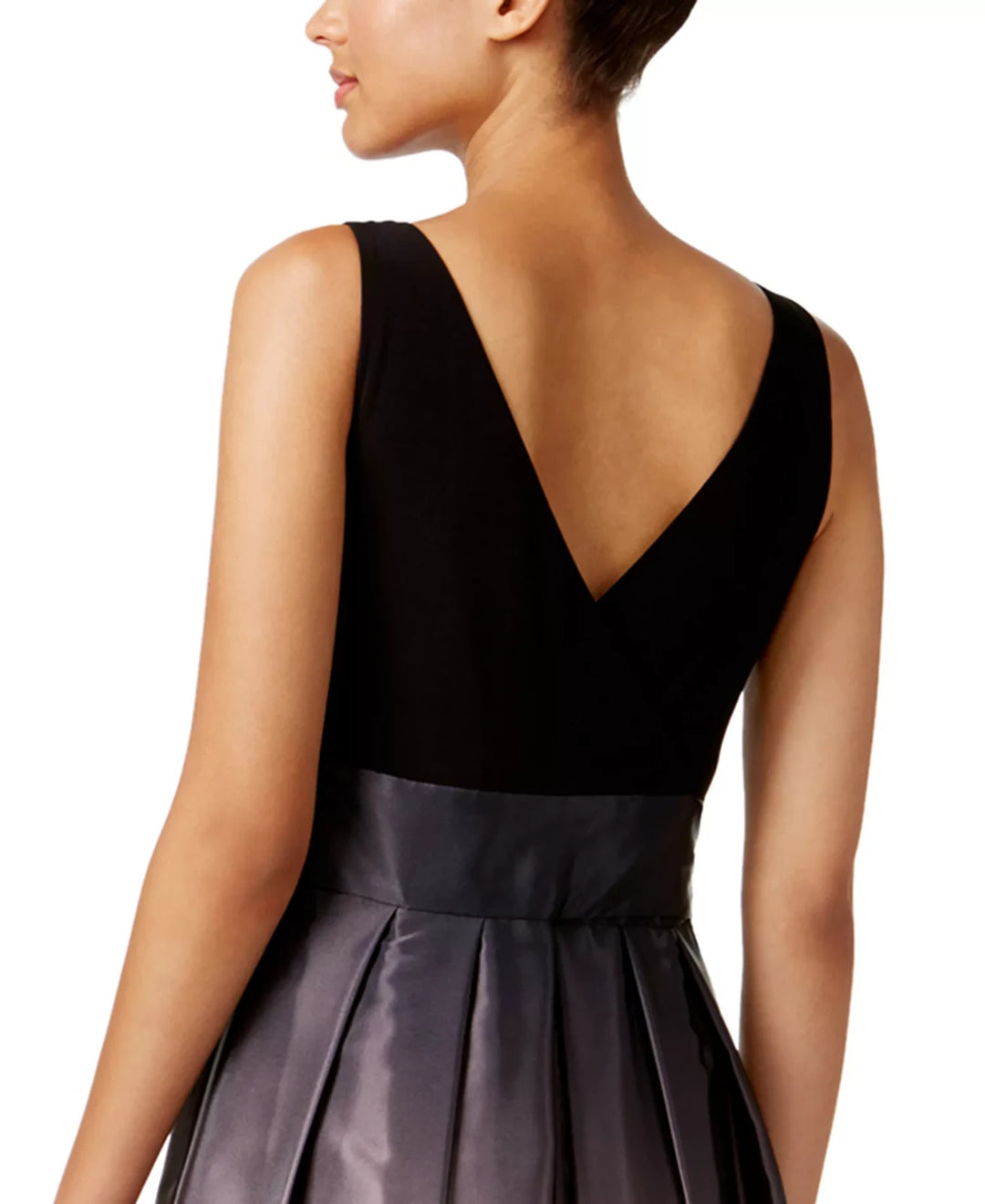 SL Fashions Ombré Satin Bow Sash Gown MSRP $139
