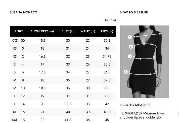 Susana Monaco Asymmetric Ruched Slit Dress MSRP $258