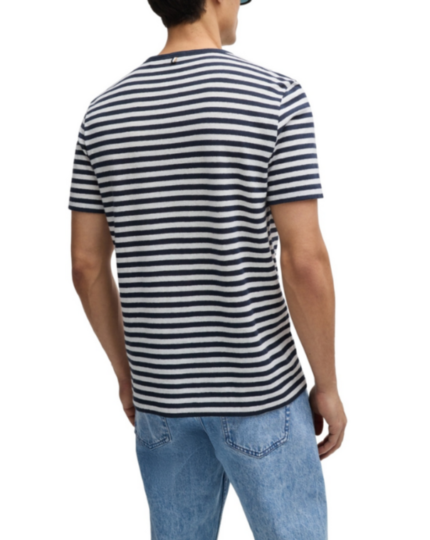 BOSS Tiburt Striped Tee MSRP $128