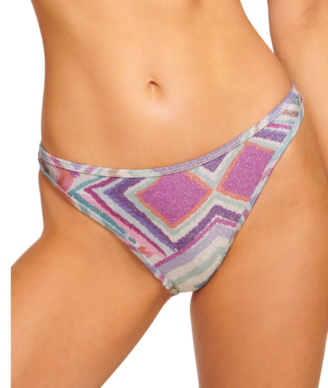 Ramy Brook Isla Metallic Bikini Bottom MSRP $108