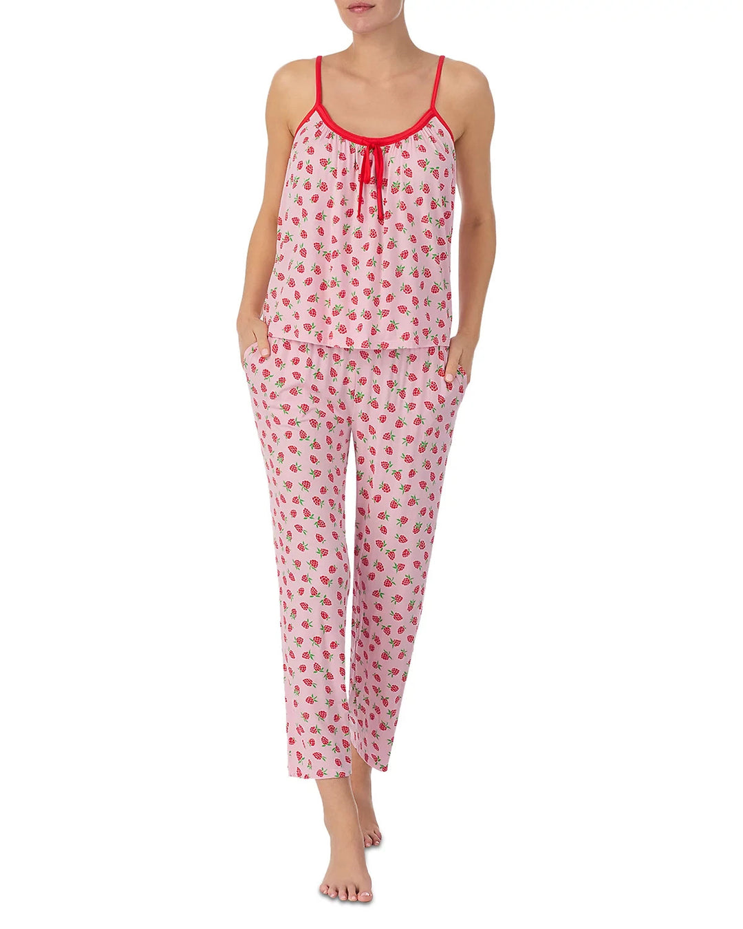 kate spade new york Strawberry Print Sleep Tank Top & Pants MSRP $78
