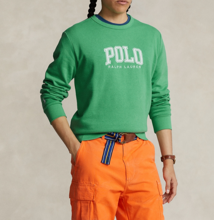 Polo Ralph Lauren Logo Fleece Sweatshirt MSRP $148