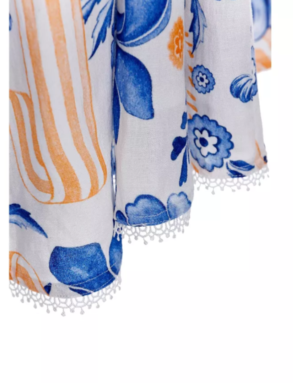 Agua Bendita Kristen Azure Dress MSRP $220