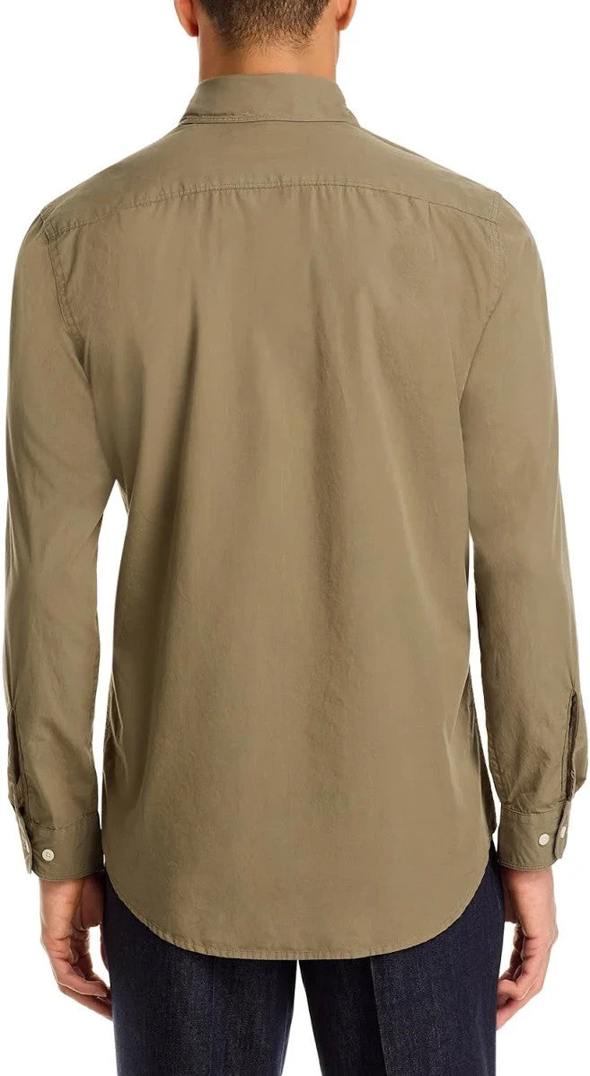 The Men's Store Standard Fit Cotton Sport Shirt MSRP $88