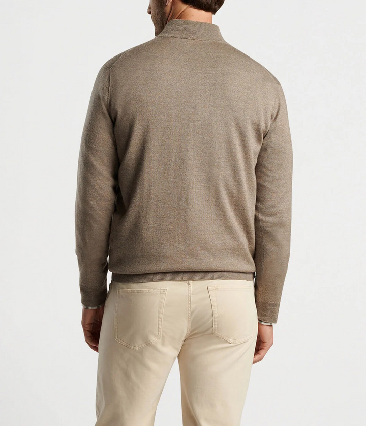 Peter Millar Crown Autumn Crest Quarter Zip Sweater MSRP $250