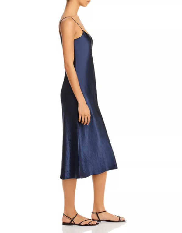Vince Satin Slip Dress MSRP $328 Size M # 1B 2710 New