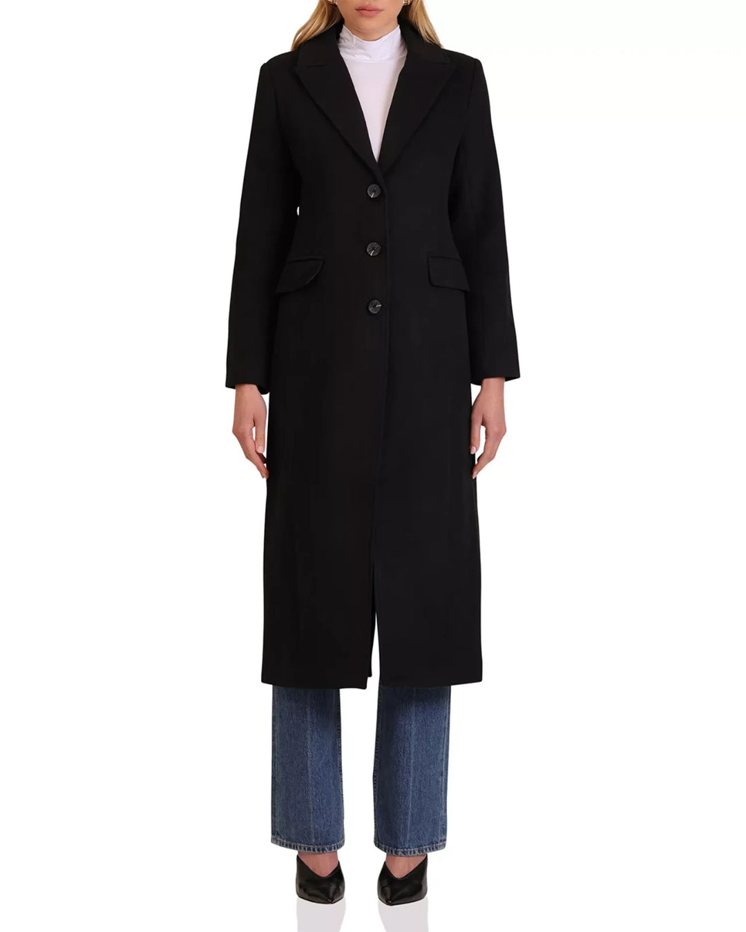 Avec Les Filles Cutaway Maxi Coat MSRP $218
