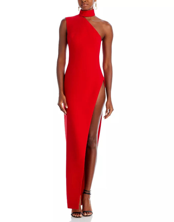 Mônot One Shoulder High Leg Gown 14B 1746