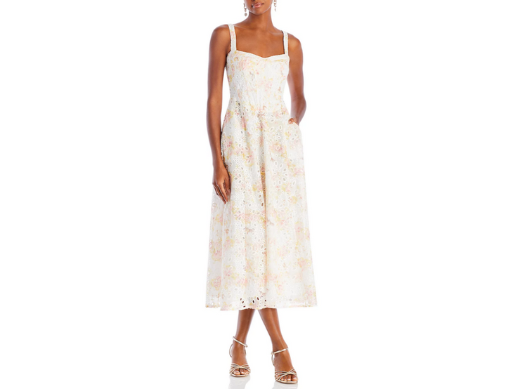 Bardot Lilah Corset Midi Dress MSRP $189