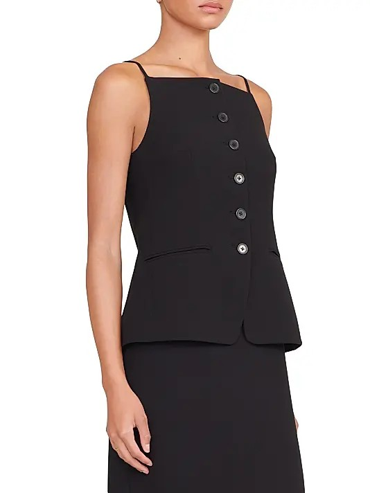 Staud Una Button-Front Tank MSRP $245