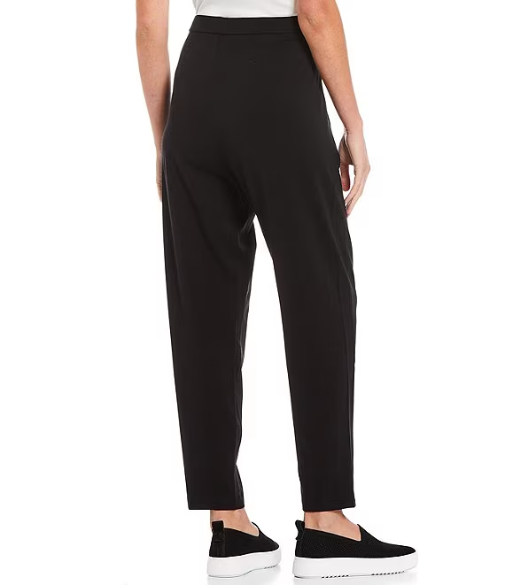 Eileen Fisher High Waisted Tapered Ankle Pants MSRP $188