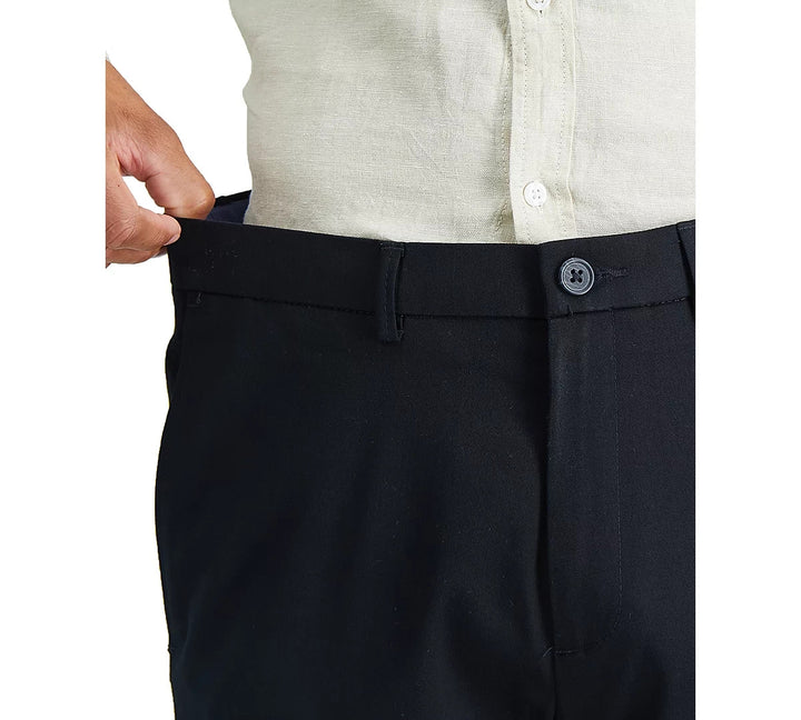 Haggar Premium No Iron Khaki Straight-Fit Stretch Flat-Front Pants MSRP $70