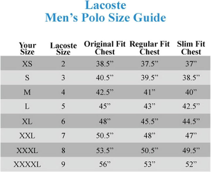 Lacoste Classic Performance Polo MSRP $89