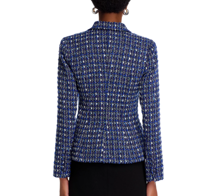 L'AGENCE Marie Tweed Blazer MSRP $675