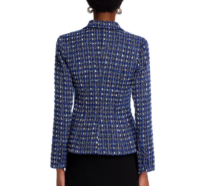 L'AGENCE Marie Tweed Blazer MSRP $675