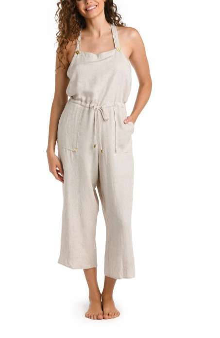 La Blanca Wide Leg Jumpsuit Swim Cover up MSRP $119