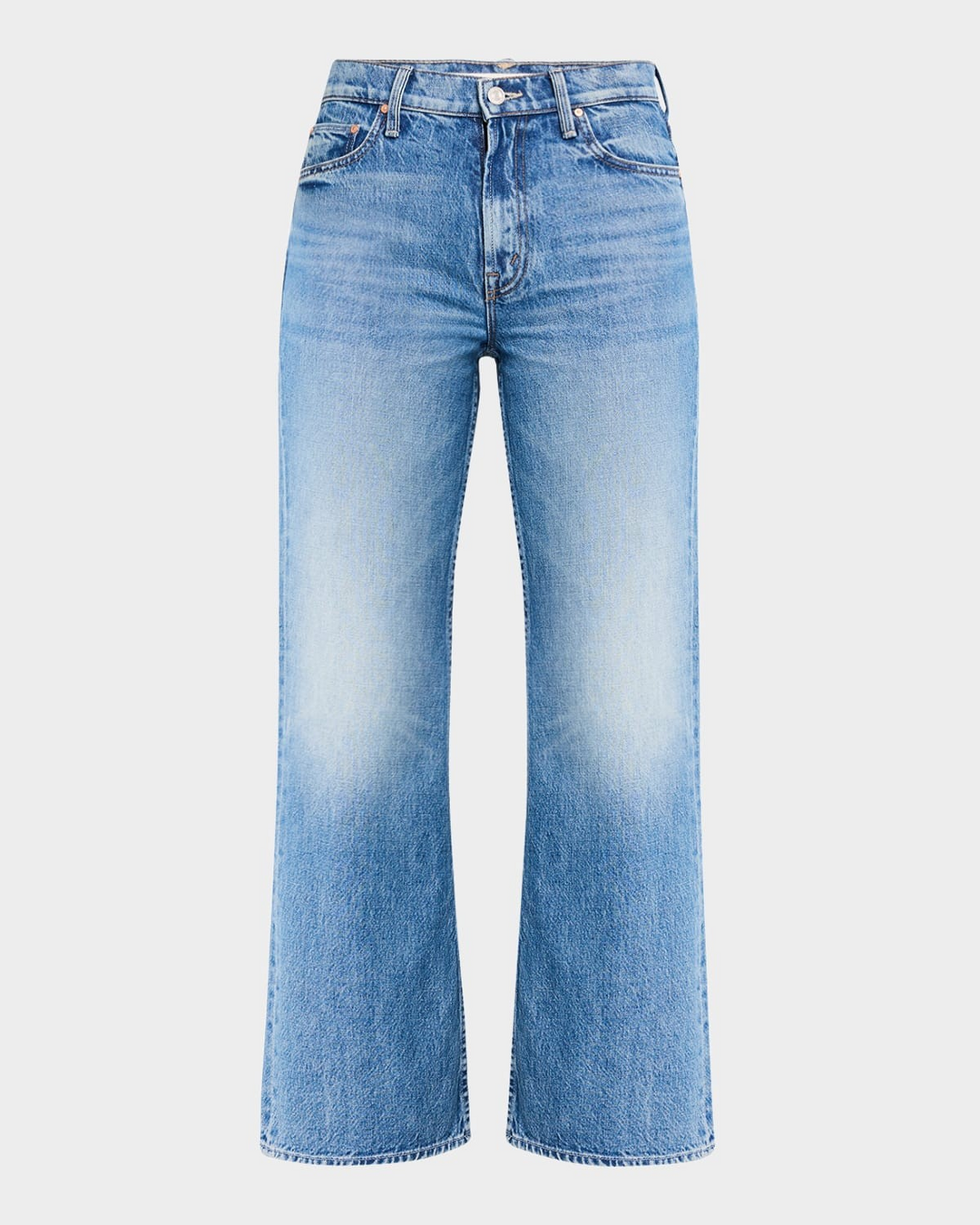 Mother the Bookie Flooded Wide Leg Jeans in Deans List MSRP $268