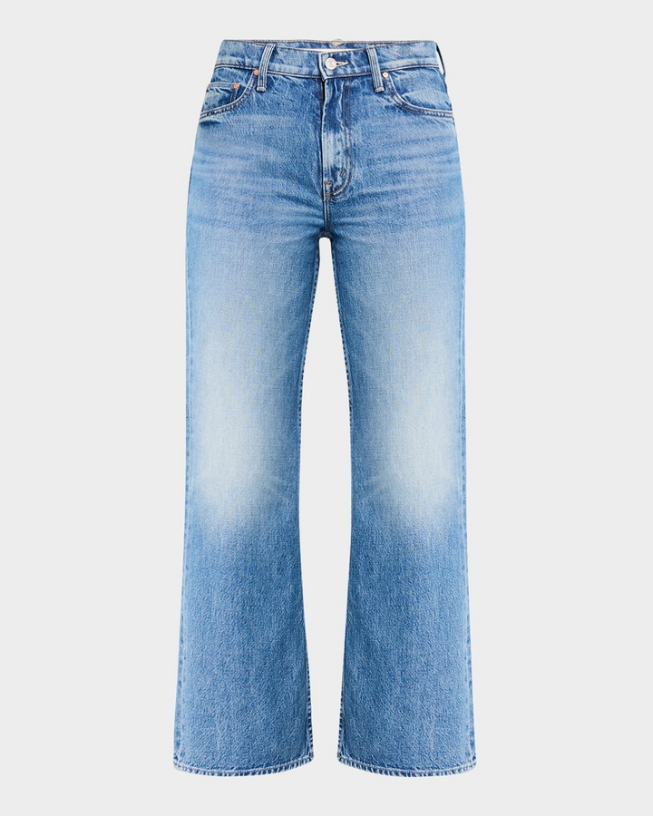 Mother the Bookie Flooded Wide Leg Jeans in Deans List MSRP $268