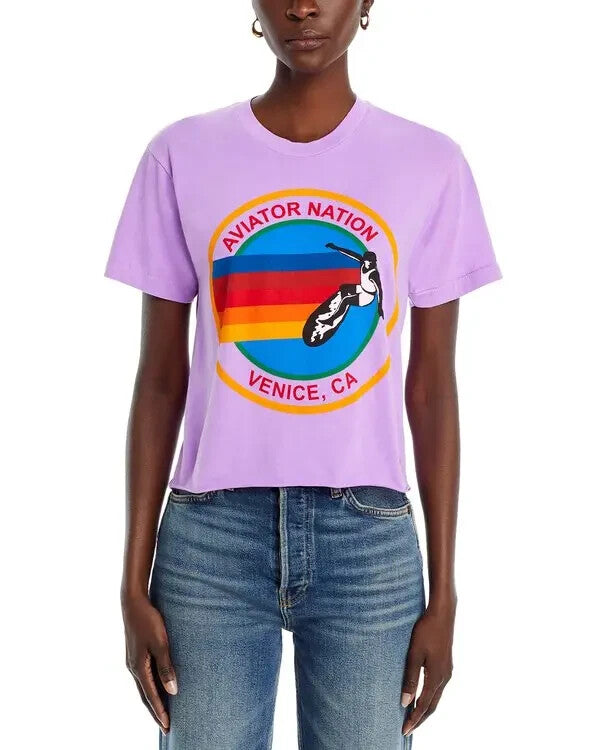 Aviator Nation Logo Graphic Tee MSRP $83